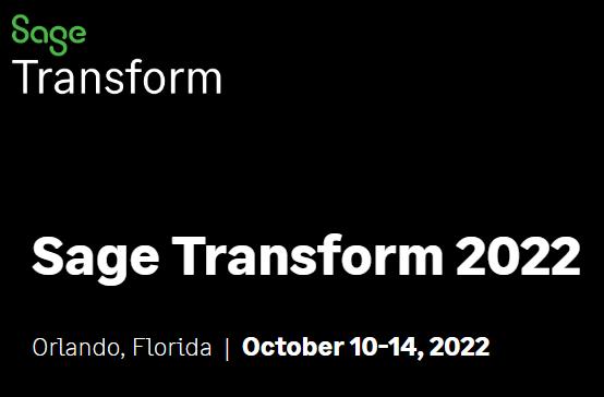 Sage Transform, October 10-14 in Orlando, FL, is designed exclusively for the Sage Intacct community of customers and partners to provide connections, education, and inspiration mixed with fun! Register before August 7th for the Super Early Bird discount.  bit.ly/3usUMjo