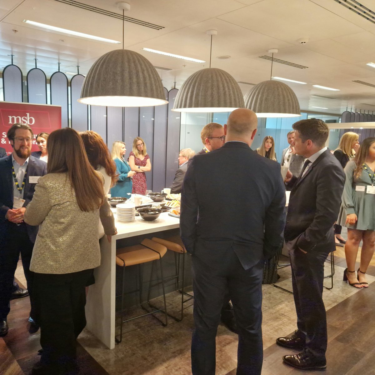 MSBSolicitors's tweet photo. Our first event in our new #Manchester home in Hardman Square! 🐝 🏢 

Here's to many more to come.🍸 https://t.co/5vEVA4O2yu