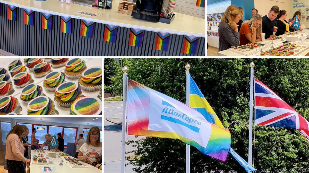 AtlasCopcoUKIRE's tweet photo. To show our support and raise awareness for Pride and the LGBTQ+ communities, we hosted an employee event in our plaza in Hemel Hempstead. Creating an inclusive workplace for all our employees is key to our long-term business success.
#Pride2022 #PrideMonth #InsideAtlasCopco https://t.co/oYu8Z5ELMM
