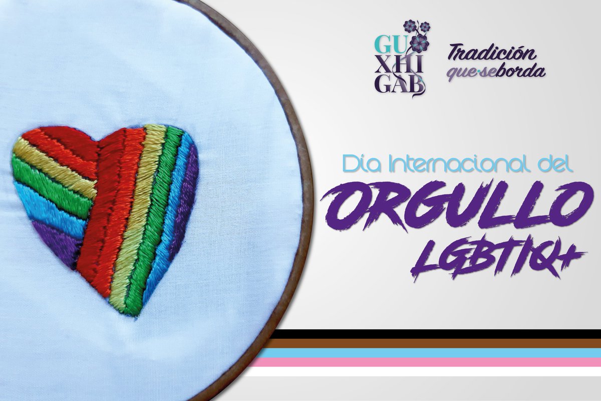 GuXhigab's tweet photo. Todos los colores, todas las expresiones y todas las formas de amar nos llenan de orgullo. 
#TradiciónQueSeBorda #Pride2022 https://t.co/NE3aCQAKic