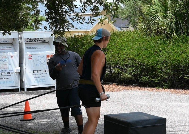 Nathaniel Hohlfeld Newsome High School Class of 2025 TE 

Noah Guenther  Newsome High School Class of 2025 QB.  

Remember the BEST trains different. 

Speed training by Full Time Sports 
813-478-3003