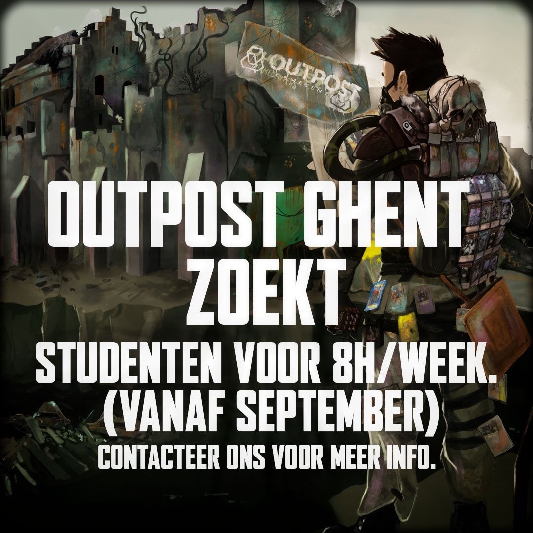 OutpostGhent's tweet image. We zoeken 2 studenten die 8h/week willen werken in Outpost Ghent! Wie wil ons team vervoegen? Het zal voor zaterdagavond en zondagavond zijn. Wie zich geroepen voelt en meer info wil mag mailen naar OPG@outpost.be

Groeten Team Outpost Ghent
