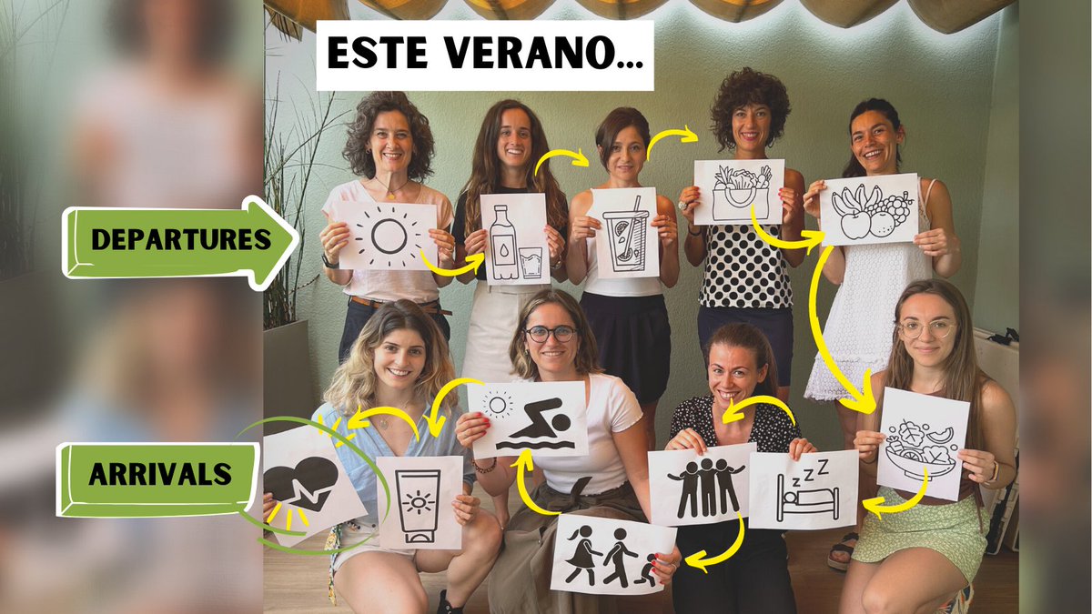 🔜SIGUE la ruta de pictogramas que te proponemos para ESTE VERANO y descubrirás el desenlace🕵️ Una pista: las de la foto son #nutricionistas de #alimmenta😉