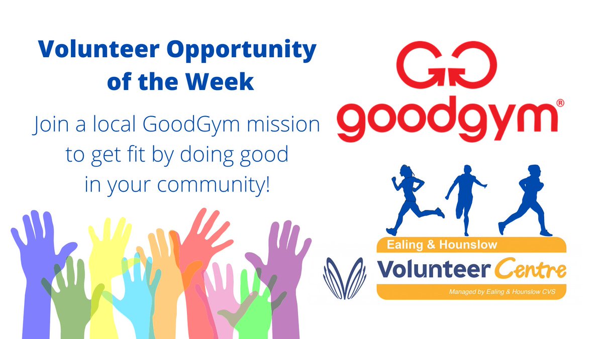 EalingVC's tweet photo. *Opp of the Week*

Get outdoors and get active this summer by joining a local @goodgym mission in #Ealing
or #Hounslow!

This is a great way to improve your mental and physical health and support your community!

Find upcoming events and sign up: https://t.co/c2RGyldx3l https://t.co/UAc0G9HFm5