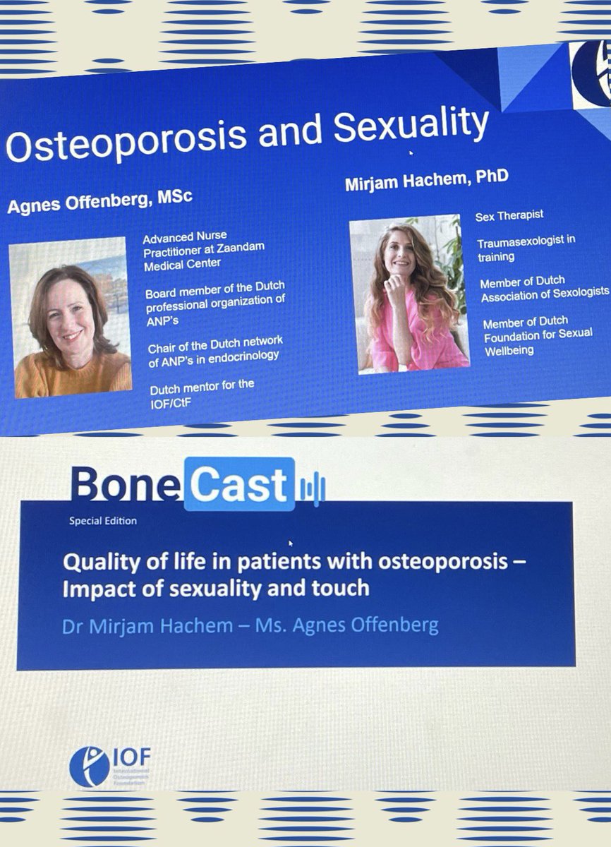 lydiabonehealth's tweet photo. Looking forward to attending this interesting #BoneCast on #osteoporosis & #sexuality
@iofbonehealth
@RoyalOsteoSoc https://t.co/fPtSsWy4sN