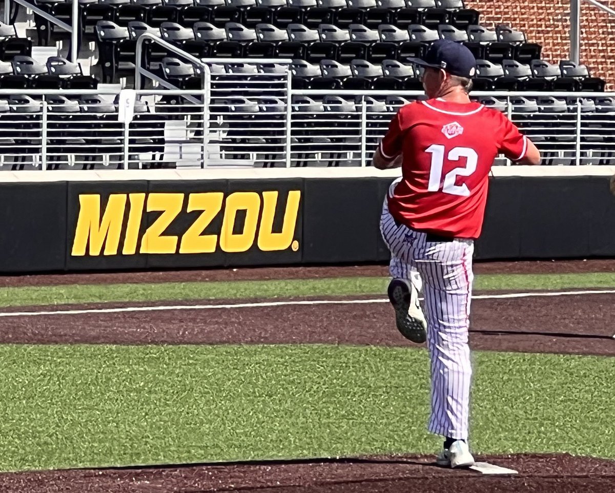 LeviMartin2026's tweet photo. Awesome experience competing with my team in @Mizzou Taylor Stadium at the #14uNC @MW_Premier! 

Thank you!
@Play9Sports 
@AR_Sticks 
@ArkansasMax 
@MizzouBaseball 
@PitchingCoachC 
@LucasTylerMusic 
@maxvelocitybsb 
#Sticks14u https://t.co/wI0gVC6EnJ