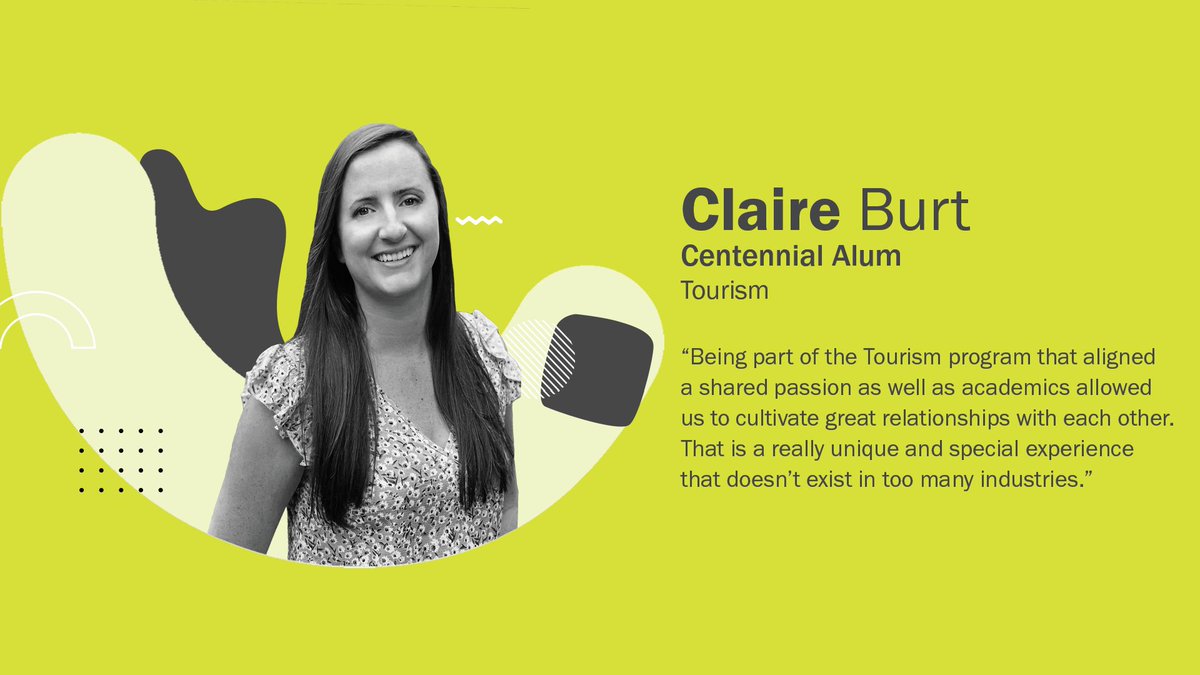 CentennialEDU's tweet photo. Claire Burt’s clear passion for travel, combined with her education that #StartedatCentennial, has resulted in a unique career that proves you could turn your passions into something bountiful ✈️ . Read more at ➡️ https://t.co/YrZtGCnqNv https://t.co/8ESItRvY3g
