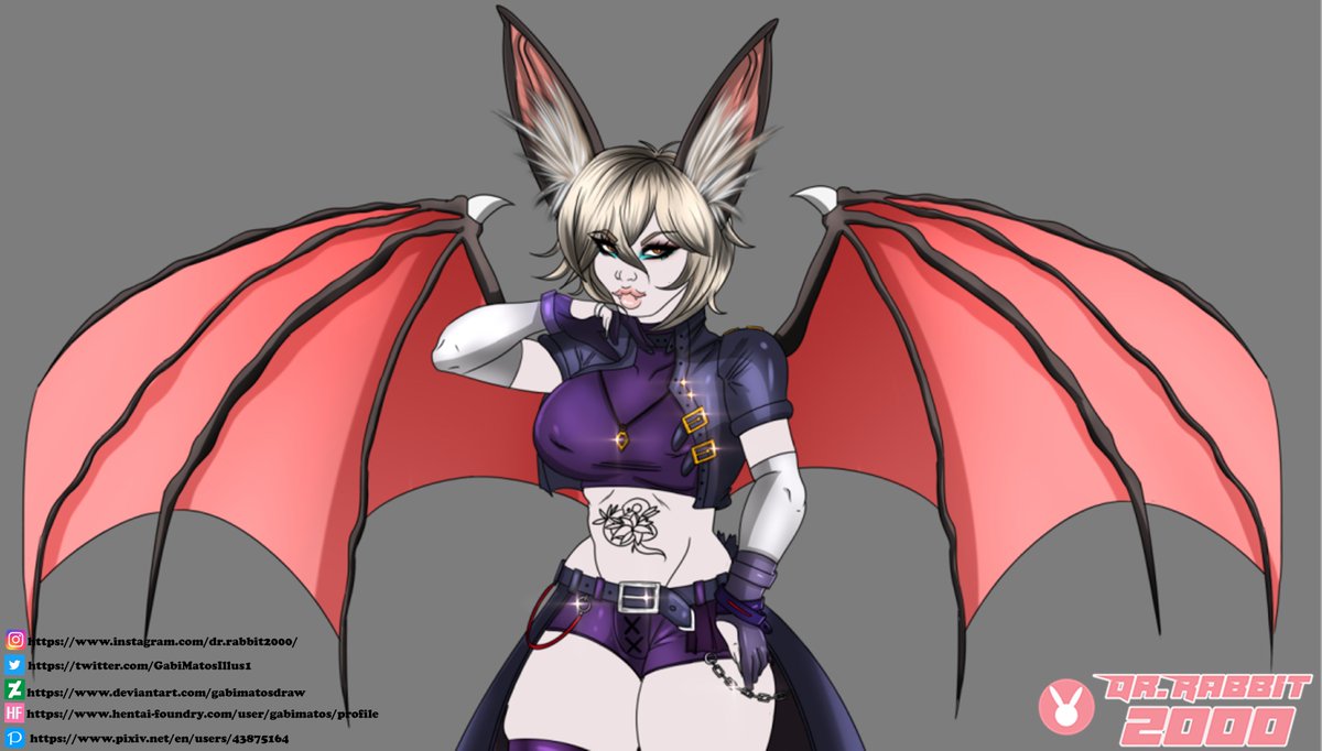 GabiMatosIllus1's tweet photo. Comission - girl monster bat 

#original #comission_open #huge_boobs #girls_monster #girl_bat #anime #drrabbit2000 https://t.co/fmQZQ3TCtS