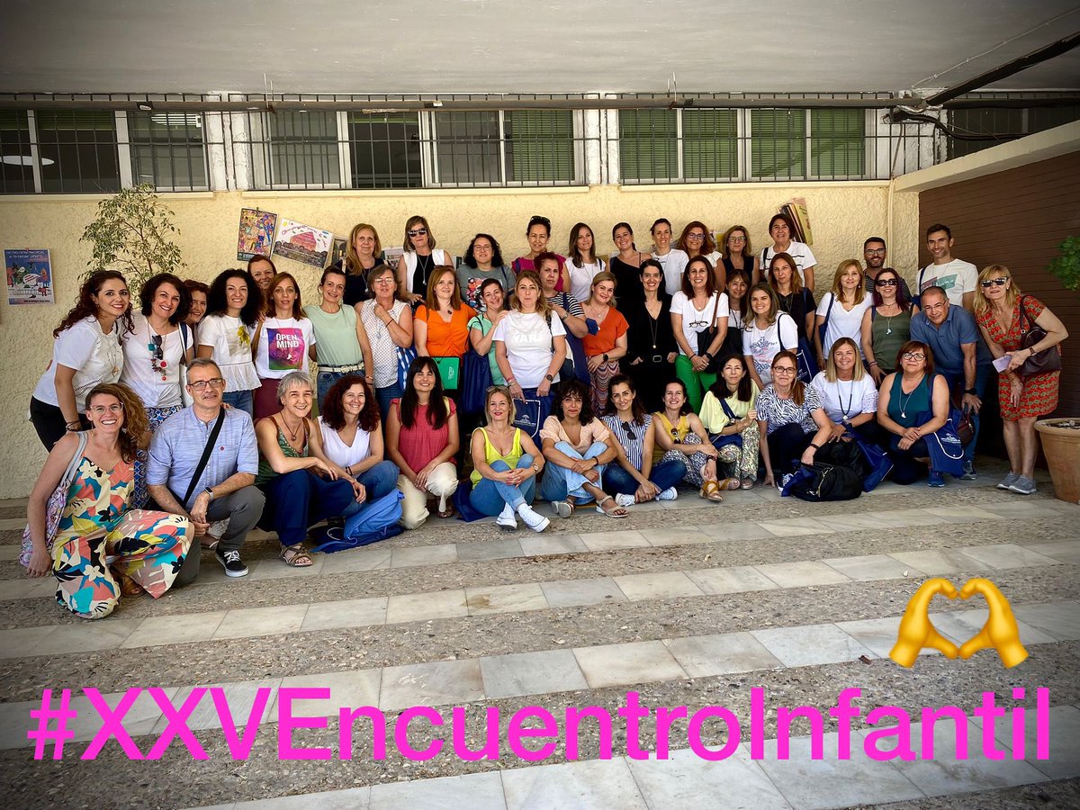 25 Encuentro Provincial de Educación Infantil Jaén. 
Equipazo que lo ha hecho posible 💪🏽🤩 <a href="/CepLinares/">CEP Linares-Andújar</a> <a href="/CEPJAEN1/">CEP JAEN</a> <a href="/cepdeubeda/">CEP de Úbeda</a> <a href="/CEP_Orcera/">CEP de ORCERA</a> #XXVEncuentroInfantil