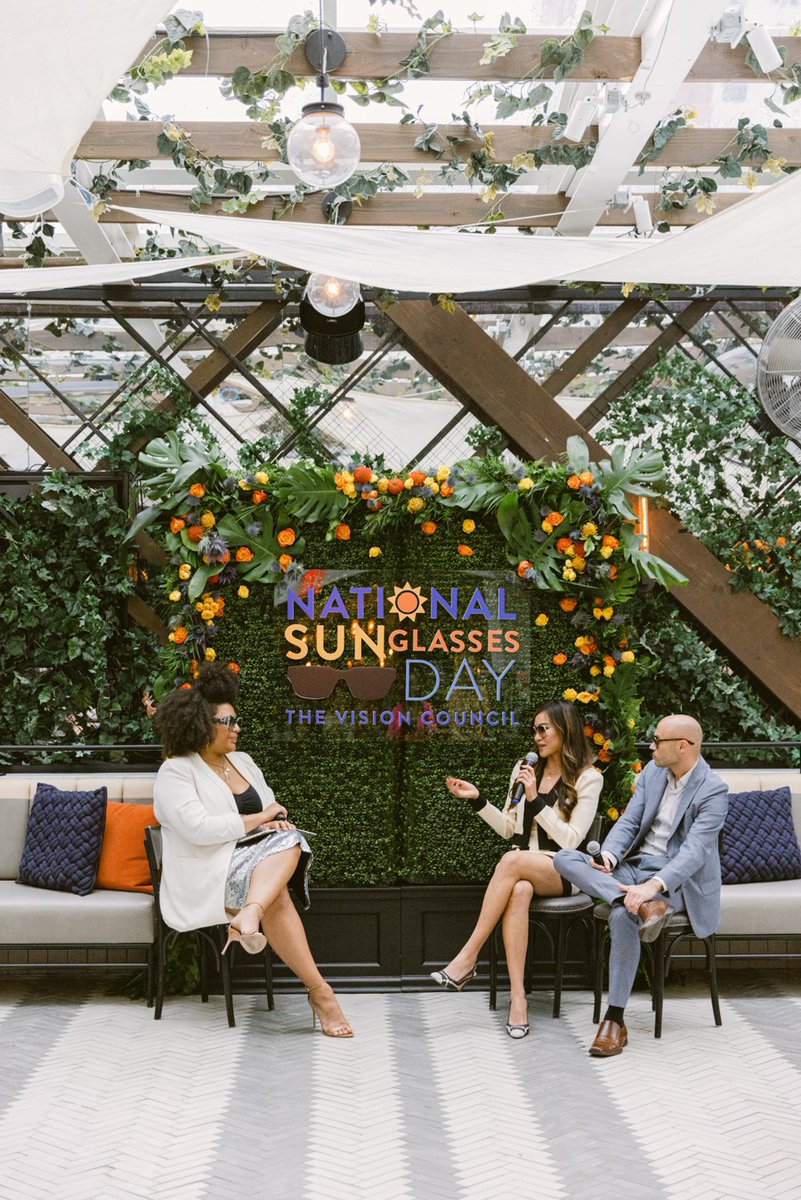 Thanks to the @thevisioncouncil Thanks to the @thevisioncouncil for hosting a fun media event for #NationalSunglassesDay #Eyewear influencers across the broad spectrum of fashion/retail got a chance to check out the latest eyewear trends, which include bright pops of color!