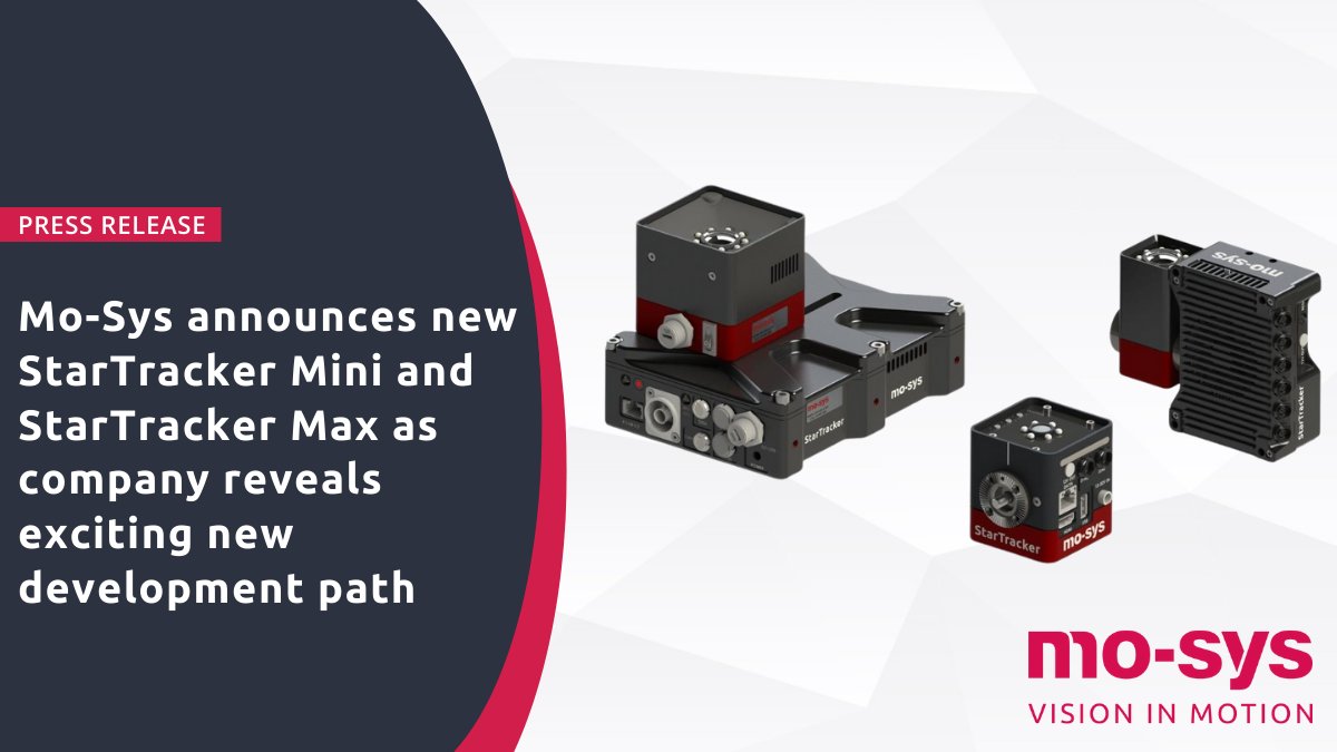 mo_sysLab's tweet photo. We’re excited to introduce our two new #StarTracker products, #StarTrackerMini and #StarTrackerMax, which we’re launching alongside an innovative exchange programme. Read more on the announcement here: https://t.co/a1mQWnGJpw #VP #cinematography #VirtualProduction #cameratracking https://t.co/3foveGoJfs