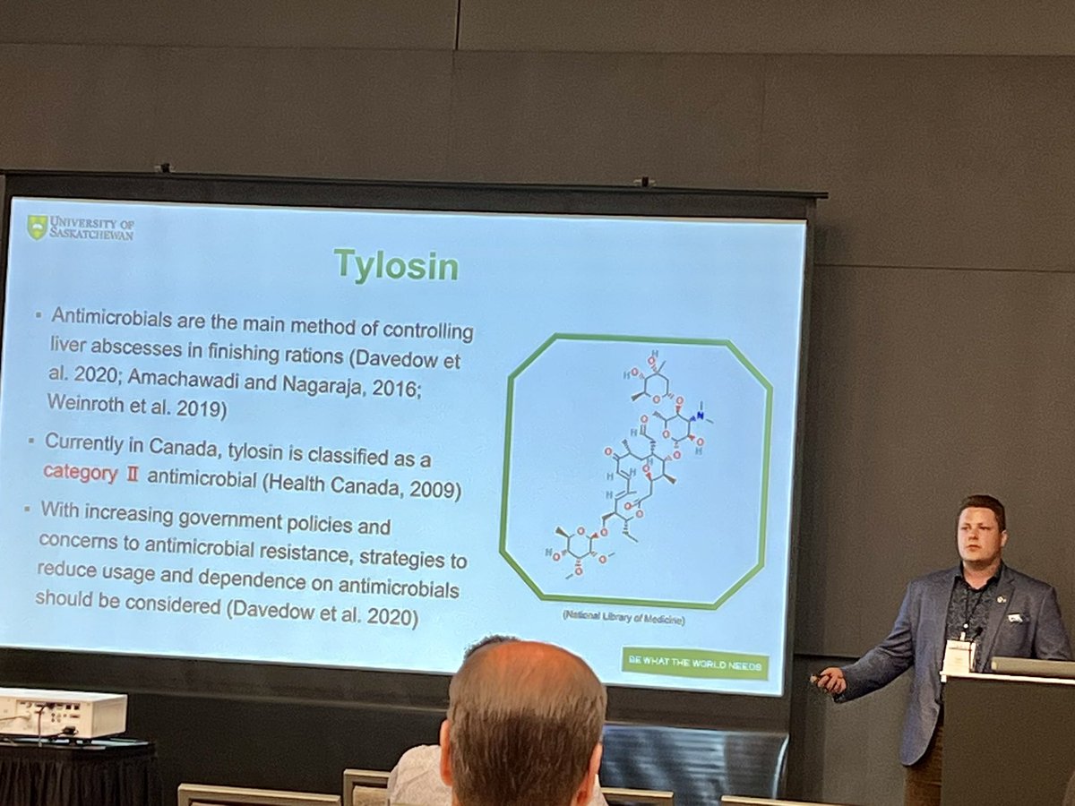 <a href="/T_Paterson15/">Tyen Paterson</a> on his first <a href="/CritterChatter/">American Society of Animal Science</a> <a href="/CritterChatter/">American Society of Animal Science</a> #Annual2022 #AnimalScience talking about different forage strategies to prevent liver abscess in finishing #beef #cattle <a href="/agbiousask/">USask AgBio</a>  <a href="/usask/">U of Saskatchewan</a>