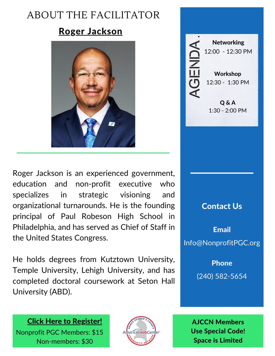 Tomorrow we will be hosting our next I-2 Lunch &amp; Learn: The Bottom-Line Business of Non-Profit Work with guest speaker Roger Jackson.

Registration is still open. We hope to see you there!