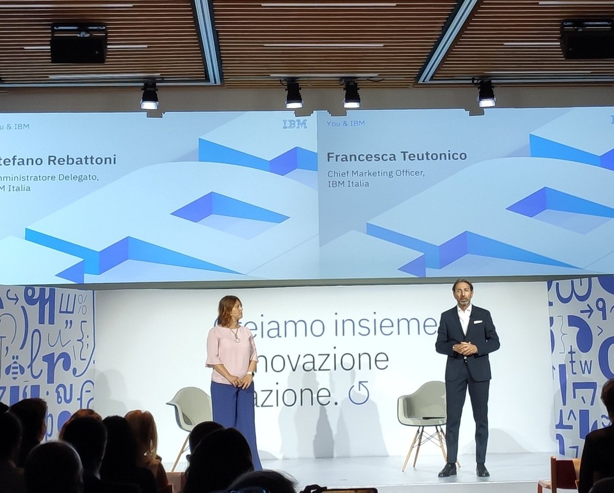 impresacity's tweet photo. #YouandIBM: l'innovazione in azione agli @IBMStudios a Milano. @sterebattoni dà inizio ai lavori @IBMItalia https://t.co/RbsOmaovCN
