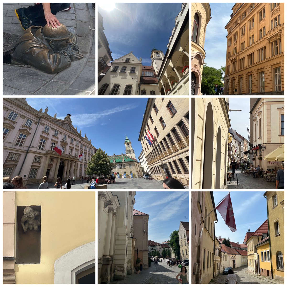 Gestern #linz, heute #bratislava - die 2ABIK des #ibchetzendorf nützt die letzten Tage des Schuljahres für sightseeing!