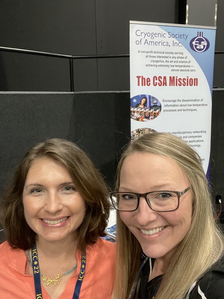 Cryogenic Society (@cryoresource) on Twitter photo Make sure to stop by the CSA tabletop at International Cryocooler Conference! Megan and Anne look forward to meeting you!
#ICC22 #cryocoolers #cryogenics #cryogenic #science #technology #innovation <a href="/cryocoolerorg/">International Cryocooler Conference</a> Make sure to stop by the CSA tabletop at International Cryocooler Conference! Megan and Anne look forward to meeting you!
#ICC22 #cryocoolers #cryogenics #cryogenic #science #technology #innovation <a href="/cryocoolerorg/">International Cryocooler Conference</a>
