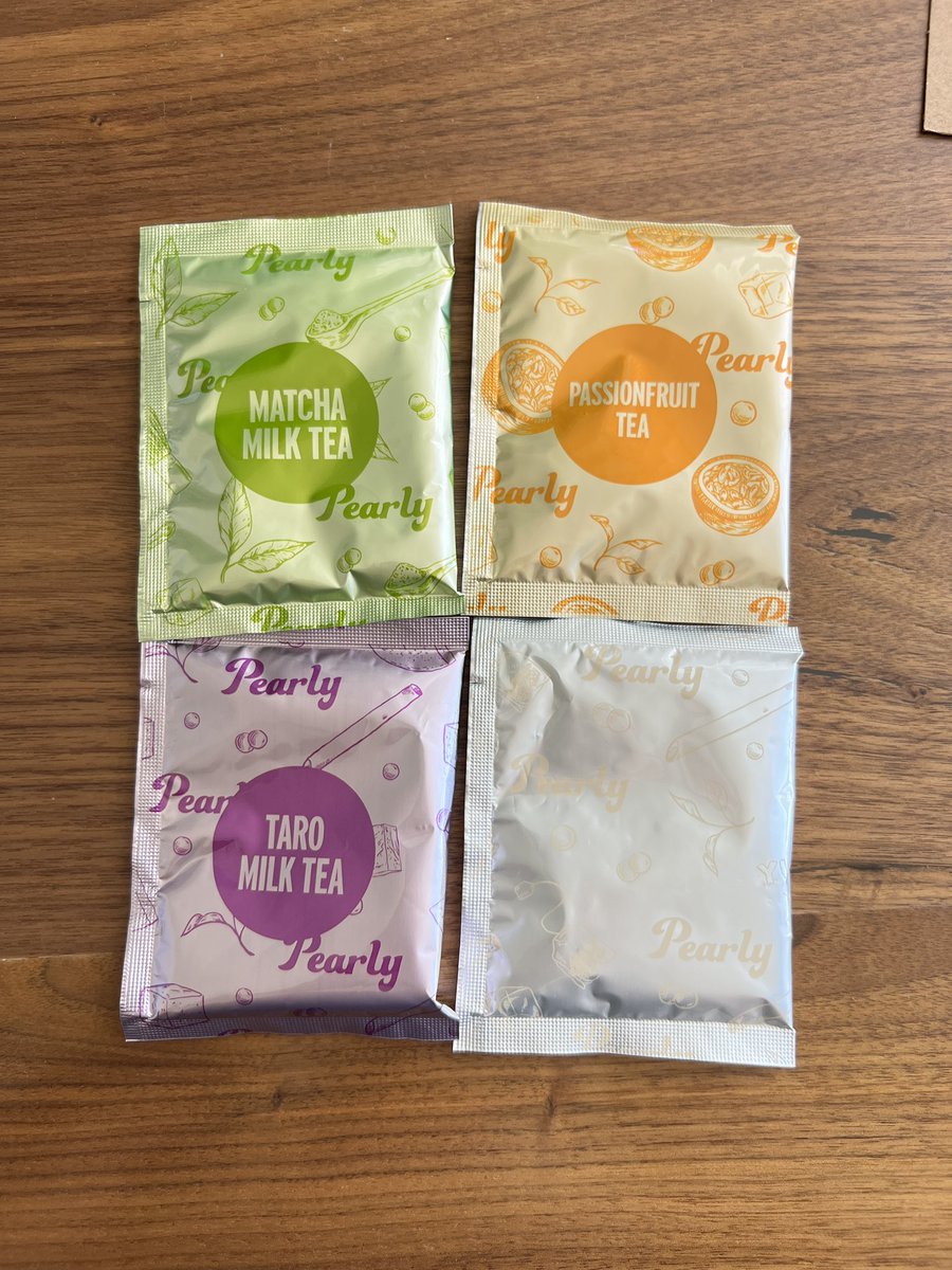 New bubble tea samples are here 🤫