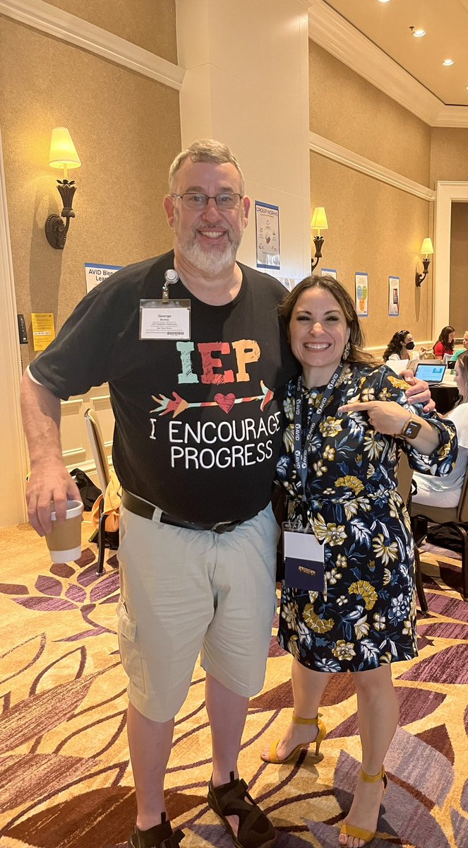 Anyone else love George’s shirt?!? 🙌🏽 #AVID4Possibilities