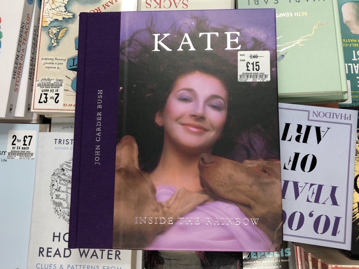 foppcambridge's tweet photo. Love @KateBushMusic? Then you’ll LOVE #InsideTheRainbow, a complete photographic history of Kate’s iconic music career, spanning every album era!

Only £15, in-store today!

#fopp #cambridge #gettofopp #foppcambridge #katebush #RunningUpThatHill #book #music #recordstore https://t.co/MwlAvEkkYq