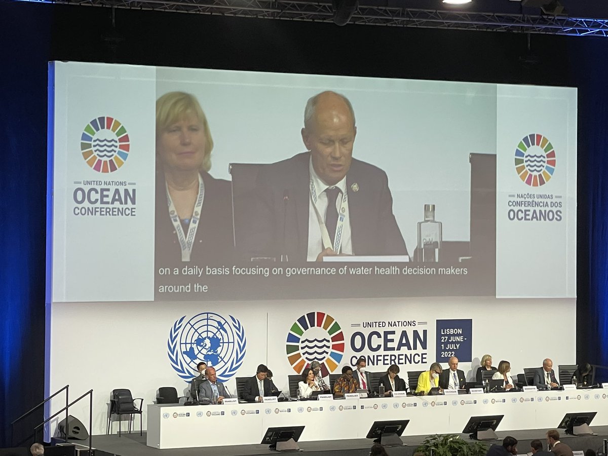 We can only solve the problems of healthy oceans if we integrate the solutions with solutions tackling the problems generated by terrestrial activities #UNOceanConference2022