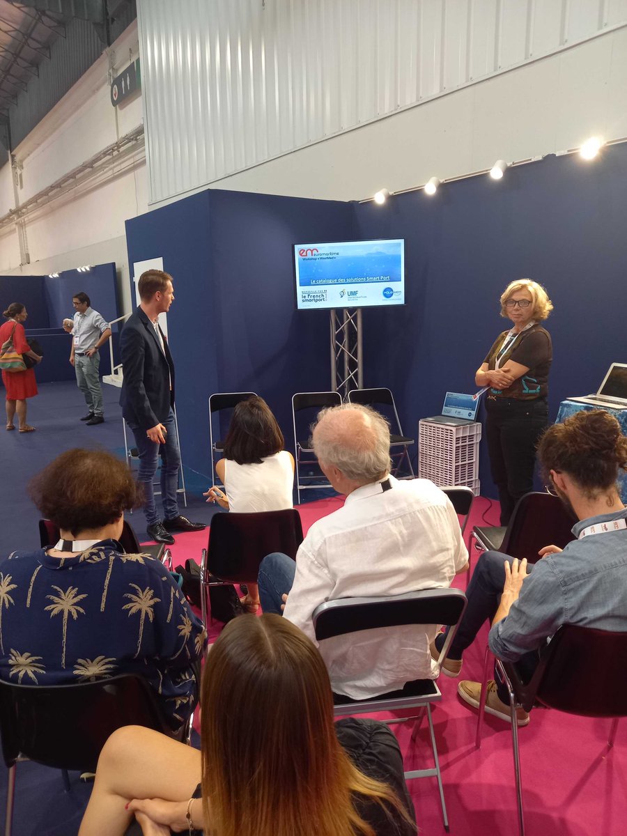 PoleMerMed's tweet image. 🔴Les activités du @PoleMerMed mises en avant sur l’Espace Sea-Research à @Euromaritime22, le salon européen de la croissance bleue à #Marseille !
➕ Evènement national @WestMedStrat
➕ Session @galatea_project
➕ Action collective #SmartPort dans @MaRegionSud
 #cacestlesud