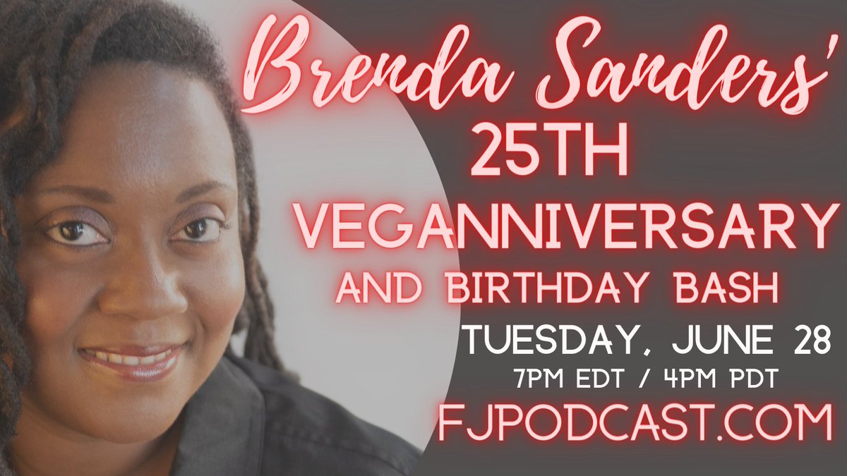 GreenerKitchen's tweet photo. Tonight (Tues, 6/28) @ 7PM EDT: Wondering what's next for The Greener Kitchen? Find out from TGK co-founders/co-owners Brenda Sanders (@veganqueenbee), Kyle Harvey, &amp; John Neavear @ Brenda's 25th Veganniversary &amp; Birthday Bash, a live online event! Watch @ https://t.co/vfv8OVr8jS https://t.co/S7oaqAbR2B