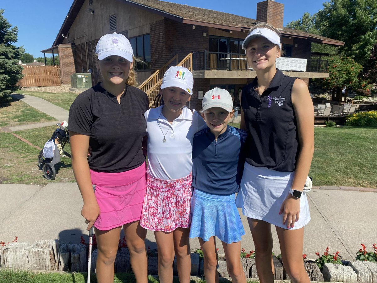 The success of a high school girls golf program frequently depends on sets of sisters. It’s a family affair today at Holdrege CC <a href="/NebJuniorGolf/">Nebraska Junior Golf</a>! Go Whippets! These girls are #oncourse for a beautiful day of golf! <a href="/WhippetGolf/">Minden High School Golf</a> <a href="/MindenWhippets/">Minden Public Schools</a> <a href="/calliewhitten1/">Callie</a> <a href="/KayLynnJorgens1/">KayLynn Jorgensen</a>