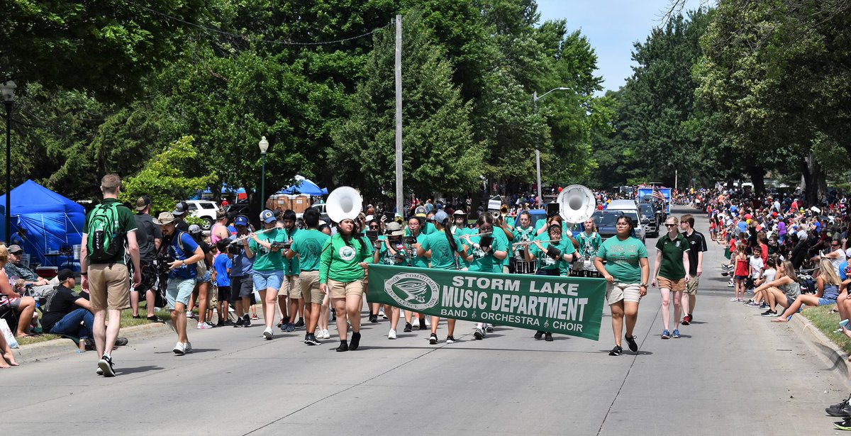We're excited to be a part of the <a href="/StormLakeUnited/">Storm Lake United</a> Star Spangled Spectacular Parade next Monday! We will have a rehearsal this Friday at 8am; parade on July 4 starts at 10:30a. We can't wait to see you!