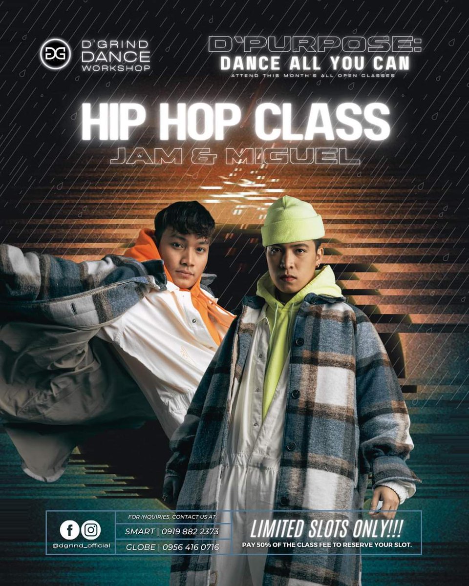 Dayritics's tweet photo. For more inquiries pls contact

SMART: 0919 882 2373
GLOBE: 0956 416 0716

Or @dgrindofficial@gmail.com

#Dgrind #DPurpose 
#DGrindDanceAllYouCan
#DGrindDanceWorkshop

@dgrind_jobel369
@DGrindOfficial https://t.co/m3dTLpS2ie