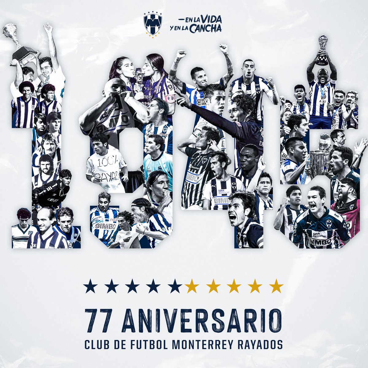 Rayados's tweet photo. 🇫🇮| Mi corazón Rayado y mi sangre Azul y Blanca. Soy #RayadoDesdeSiempre. 💙

Desde 1945, el sentimiento no cambia. La pasión y la grandeza de este equipo se refleja en su gente. 🔵⚪

Ayer, hoy y siempre... #ArribaElMonterrey 🔥 https://t.co/X84Acvsew5