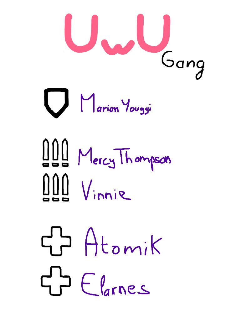 💖New Team pour la bêta de #Overwatch2 💕

💓UwU Gang💗

🛡<a href="/MarionYouggi/">Marion Youggi</a> 💘

🔫<a href="/Mercy_Thomps0n/">Mercy</a> 💓
🔫<a href="/vinnie0w/">vinnie0w</a> 💕

💉<a href="/CavalloQuentin/">Atomik</a> 💘
💉<a href="/ElarnesVNR/">Elarnes</a> 💖

💝#UwU🌸

🏔#Mining⛏