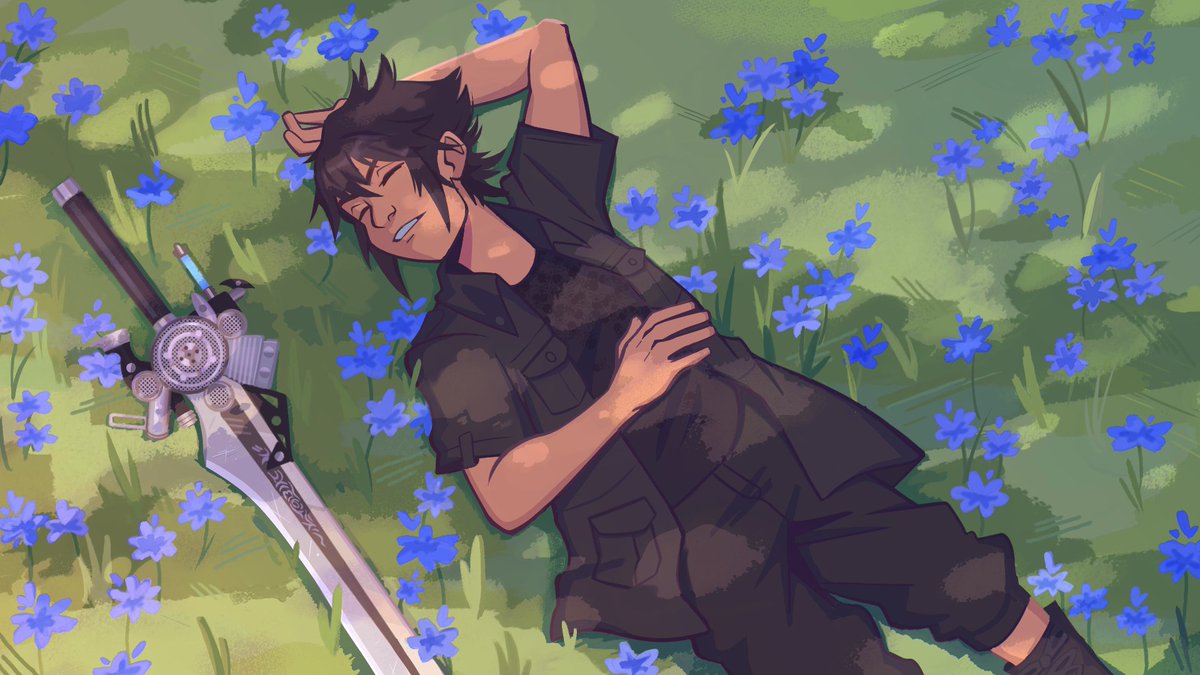 One of my pieces for the <a href="/TMINE_vid/">Too Much Is Never Enough</a> FFXV project!💙