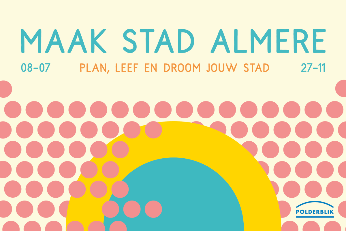 Stap in de wereld van #MaakStadAlmere en bekijk de stad door de ogen van de bedenkers &amp; bewoners! 50 jaar geleden ging het ontwerp van de nieuwe stad in Zuidelijk Flevoland van start, om dat te markeren opent op 8 juli in Kunstlinie 'Maak Stad Almere'. 
👉polderblik.nl/maak-stad-alme…