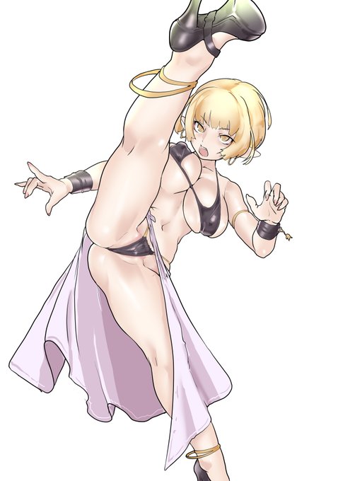 ポーズ参考にしながら練習 