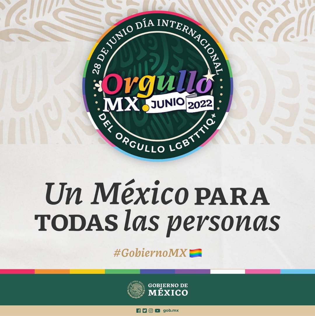 Telecomm_Gto's tweet photo. Hoy conmemoramos el #DiaInternacionaldelOrgulloLGBTTTIQ+ ❤️🧡💛💚💙💜
En #TELECOMM estamos comprometidos en promover la tolerancia, la igualdad de derechos, la no discriminación y la dignidad de las personas. 
#Pride2022
#AmorEsAmor 🏳🌈😀🙌

 #TELECOMMex #Telecomm_Gto https://t.co/FevwZif5M2