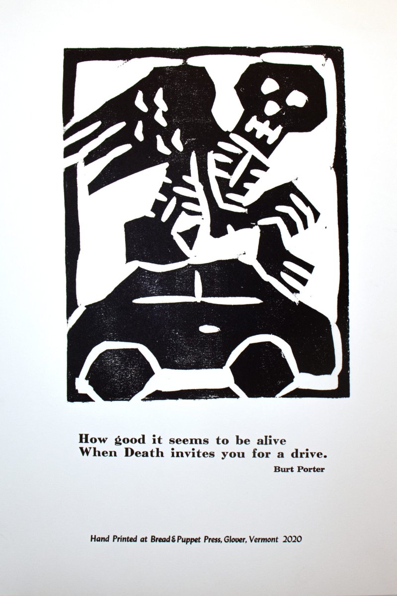 deathclock_live's tweet photo. Mr. Death posters by #BreadAndPuppet Press, 2020. https://t.co/vgT5KkAlXi