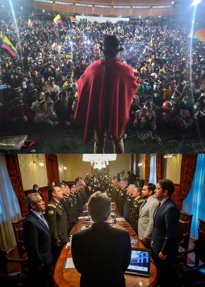 El gobierno rompe el diálogo confirmando su autoritarismo, falta de voluntad e incapacidad.
Responsabilizamos a <a href="/LassoGuillermo/">Guillermo Lasso</a> de las consecuencias de su política belicista. Exigimos respeto para nuestro máximo líder. 
Lasso no rompe con Leonidas, rompe con el pueblo.

#CONAIE