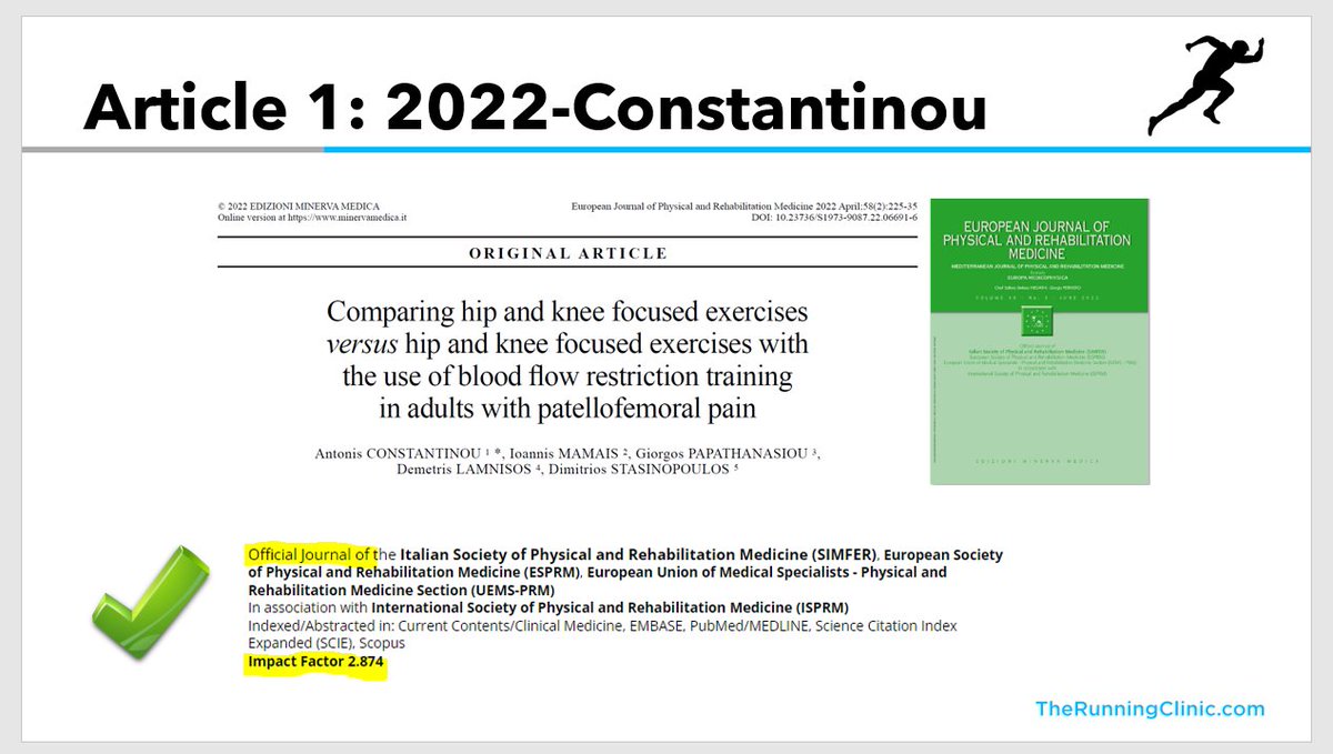 JFEsculier's tweet photo. Join me tomorrow 1:00pm PDT for @ClinicRunning 's 1st journal club! We'll analyse/discuss these 2 articles.
👉Can we trust their results?
👉Will they change what we do in the clinic?
More info: https://t.co/Ak2G5IrEr1
Learn everything about reading papers: https://t.co/4j0nwQnUd0 https://t.co/F4HvhZFtf8