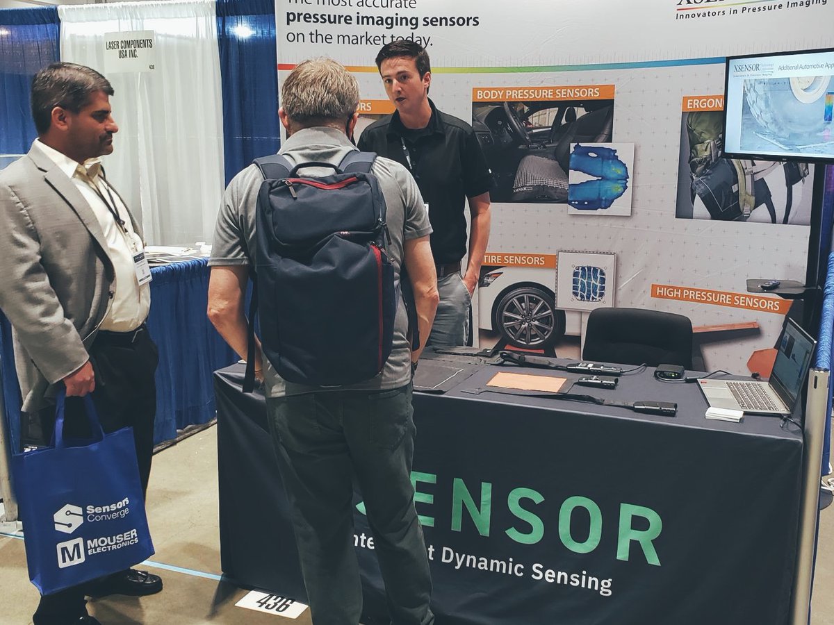 XSENSOR's tweet image. Come meet with us in booth #436 at @Sensors where we are exhibiting our #IntelligentDynamicSensing technology, talking product design &amp;amp; performance enhancement, and demoing our high-resolution pressure sensors.
hubs.li/Q01fN-TW0

#Sensors #Technology #Solutions
