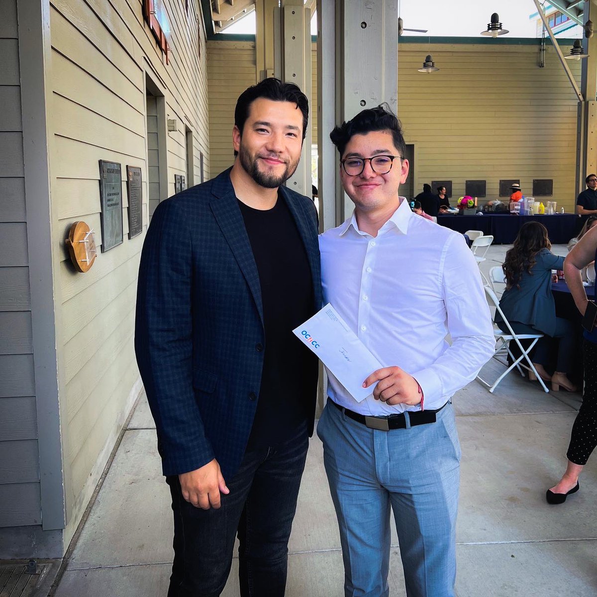 MarkusBiegel's tweet photo. Always supporting the leaders of tomorrow. Pictured here at an end of year scholarship banquet. https://t.co/Ri8RSljisC