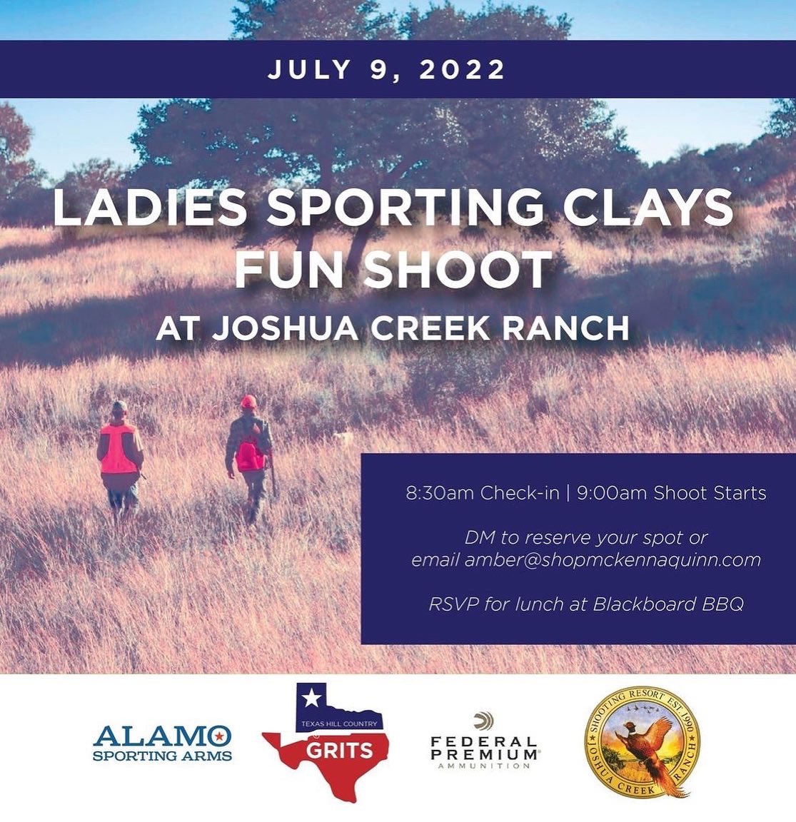 ShopMckennaQ's tweet photo. Dove season is right around the corner. Come to our ladies fun shoot July 9 and get ready for September!! These fun shoots are a great way to gain confidence for the field. MQ will be hosting 3 dove hunts this fall and we would love to have you join us! https://t.co/lKWwFEEi7W