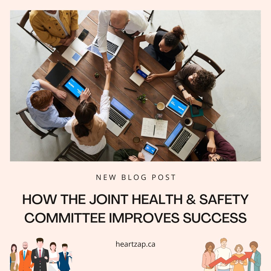 heartzapsafety's tweet photo. An effective Joint Health &amp; Safety Committee is highly beneficial to a company and their workers; socially, economically, and financially. 

How does this happen? 

Find out by reading our new blog: https://t.co/zRcZjDxwVU

#safeworkingconditions #jhsc #healthandsafety #success https://t.co/ZeI3qTyxIG
