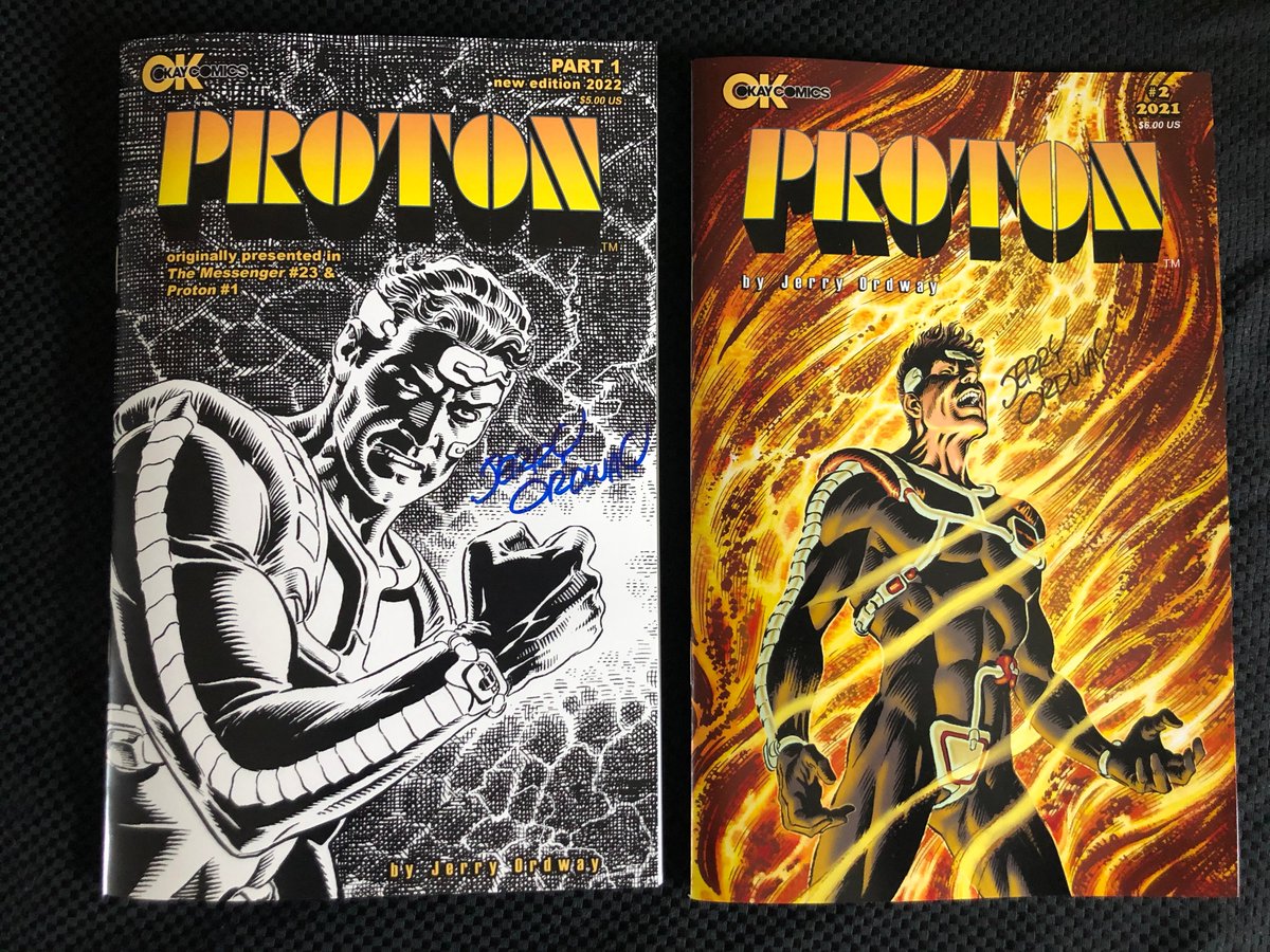 Ron_Randall's tweet photo. That @JerryOrdway is a monster.

His glorious, passion project PROTON is as dazzling as... well... everything else he's done on his many classic comics runs. Fast-paced, gloriously illustrated, and crisply scripted. Both issue available on his site: https://t.co/wyO10RCyRa https://t.co/1NF0lrFus0