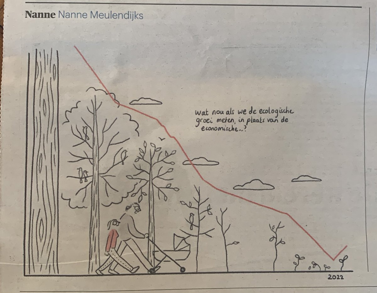 aarde1971's tweet photo. De enige groei die er toe doet is ecologische groei! Mooi beeld van #Nanne Meulendijks in @trouw zie ook de geweldige post op @LinkedIn van @Kees_klomp_ https://t.co/6WQhQP6nYz