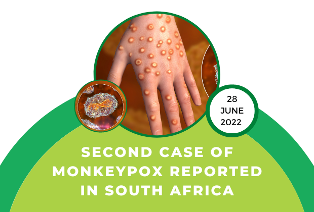 nicd_sa's tweet photo. #MonkeyInSA @nicd_sa confirms the 2nd case of #monkeypox in SA. The case involves a 32-year-old male residing in the Western Cape province. He reports no recent travel history. Contact tracing has commenced to track any other related cases in South Africa. https://t.co/psb2n1EJs1 https://t.co/28ivnXcZWe