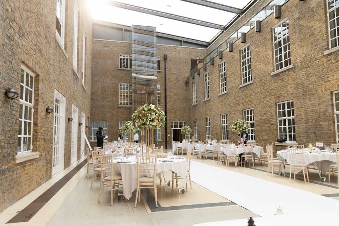 We are so lucky to have such an amazing portfolio of venues here in Hackney!
The North Atrium - Making wedding dreams come true since 2018!

Amazing Photo  by @jagatiya_photography
