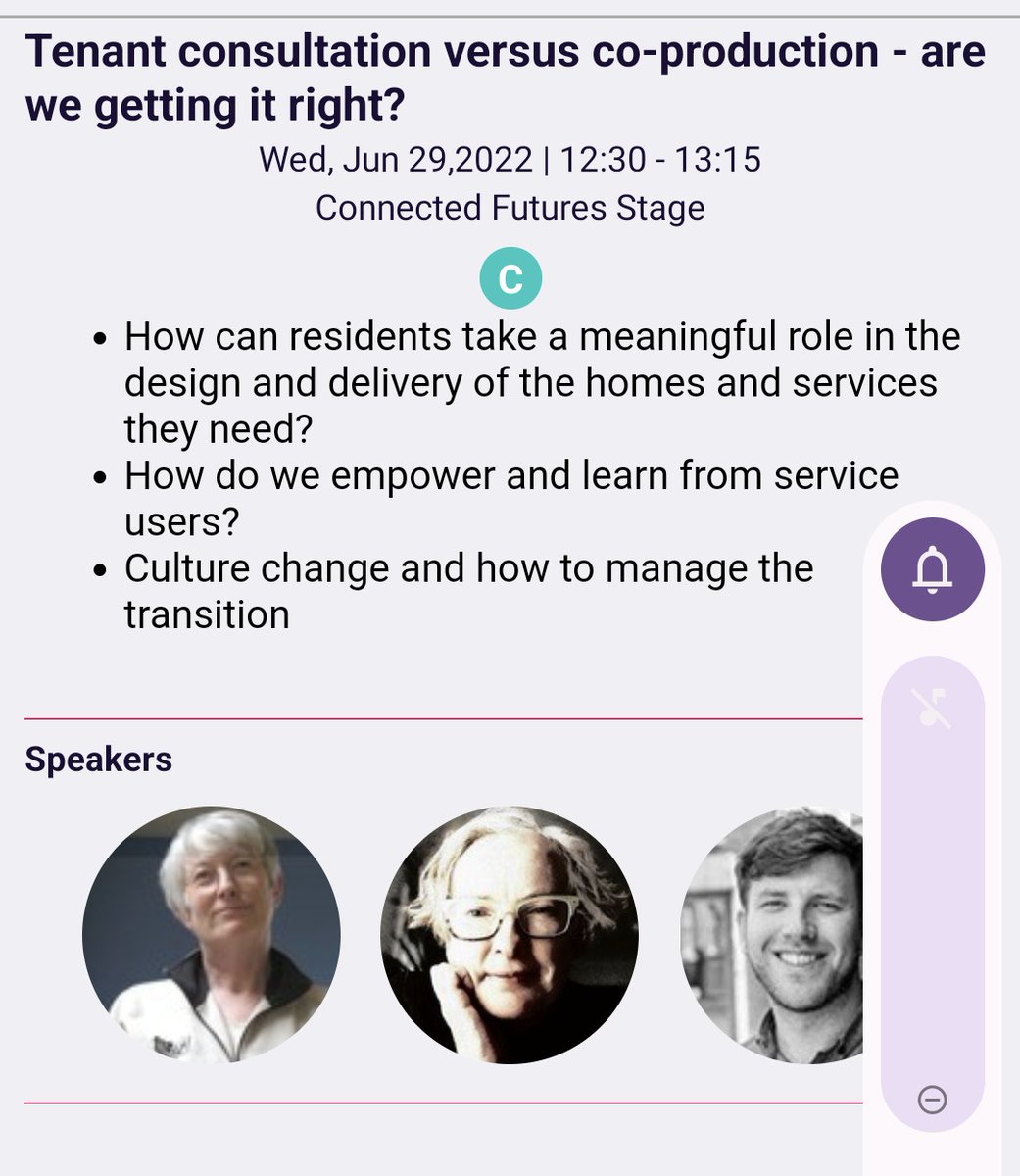 Join me, <a href="/Rob_Sugden/">Robert Sugden</a> <a href="/HACThousing/">HACT</a> and <a href="/Cohoevangelist/">Maria Brenton</a> at #Housing2022 tomorrow to discuss all things #coproduction