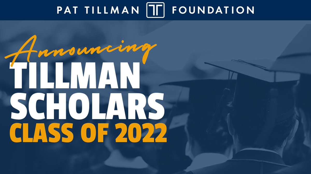 PG_Seitz's tweet photo. I’m thrilled to announce my selection as a 2022 #TillmanScholar! I’m excited to join the @PatTillmanFnd community and carry forward the values that inspired Pat. Meet the rest of my class at https://t.co/jjozVz96xd. https://t.co/AmHazqOgXB