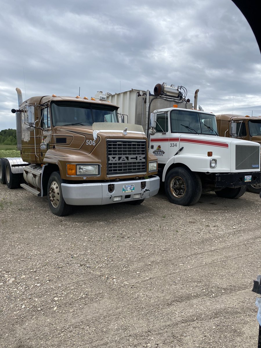 chaduthf's tweet photo. We have some extra trucks on the farm looking to move a few if anyone is looking for a truck for harvest https://t.co/jyRFBxl4B9