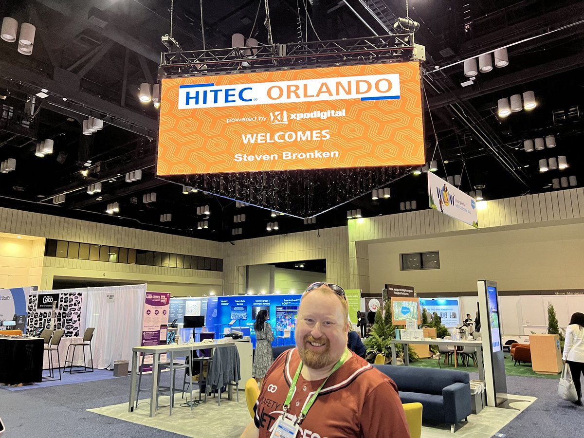 Sask_In_NS's tweet image. Well folks, that’s a wrap for #HITEC2022 for me! Leaving for my daughters HS Graduation set for tomorrow morning. 
Thanks to the folks at @xpodigital for sending me off in style with my own digital sign! 
Enjoy the @safetynetaccess party tonight! Tag photos at #SNAHItecParty2022